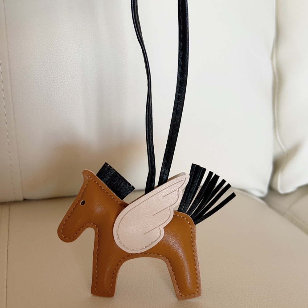Rodeo Bag Charm Brown